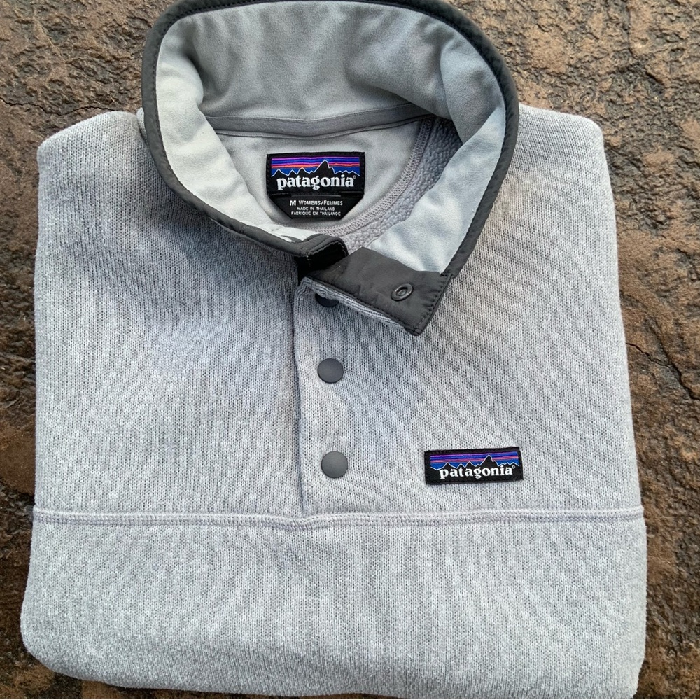 PATAGONIA Snap 1/4 Pullover | Size Med | Gray | EUC